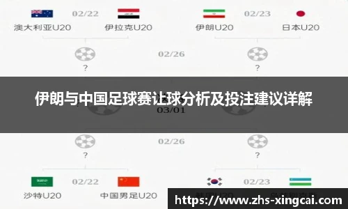 伊朗与中国足球赛让球分析及投注建议详解